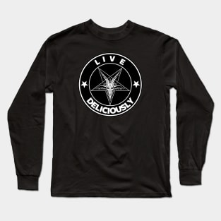 Live Deliciously Baphomet Long Sleeve T-Shirt